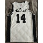 Maglia NBA 14 Wesley Spurs Bianco