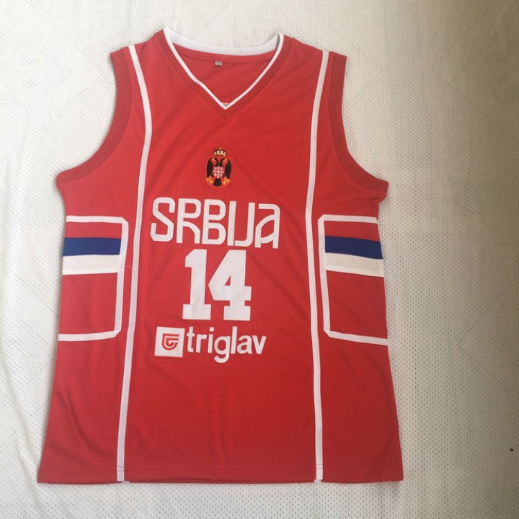 Maglia 14 jokic srbija Team Rosso