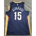 Maglia NBA 15 Alvarado New Orleans Pelicans Blu