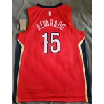 Maglia NBA 15 Alvarado New Orleans Pelicans Rosso