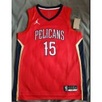 Maglia NBA 15 Alvarado New Orleans Pelicans Rosso