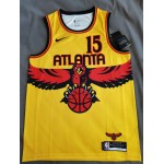 Maglia NBA 15 Capela Atlanta Hawks 21-22 City Giallo Stampato