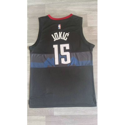 Maglia NBA 15 Jokic Denver Nuggets 23-24 city Ricamato