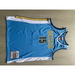 Maglia NBA 15 Jokic Nuggets 2016-17 throwback Autentico Blu