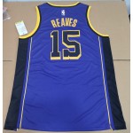 Maglia NBA 15 Reaves Lakers 22-23 Viola