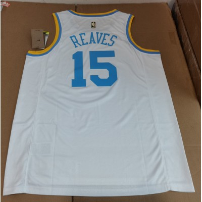 Maglia NBA 15 Reaves Lakers 22-23 classic Bianco