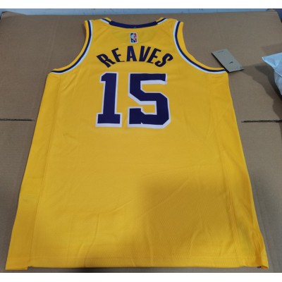 Maglia NBA 15 Reaves Lakers Giallo