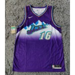 Maglia NBA 16 Simone Fontecchio Jazz Retro Viola