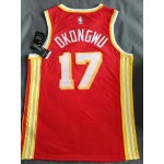 Maglia NBA 17 Okongwu Atlanta Hawks 20-21 Rosso