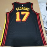 Maglia NBA 17 Okongwu Hawks Nero