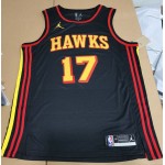 Maglia NBA 17 Okongwu Hawks Nero