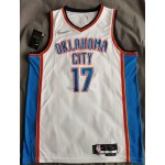 Maglia NBA 17 Pokusevski OKC Thunder 19-20 Blu