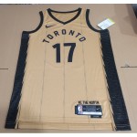 Maglia #17 Schroder Toronto Raptors 23-24 city Oro Stampato