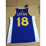 Maglia 18 Omri Casspi Warriors 2017-18 Season Blu