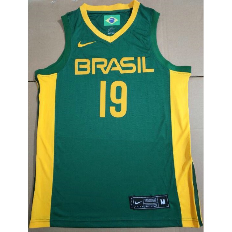 Maglia 19 Barbosa 2019 brazil fiba Verde