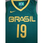 Maglia 19 Barbosa 2019 brazil fiba Verde