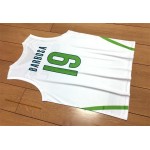 19 Barbosa Brazil Team 2016 FIBA Basketball World Cup Maglia Bianco Uomo