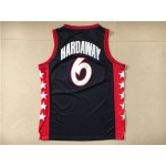 Maglia 1996 Hardaway 6 Atlanta Olympic Blu