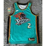 Maglia #2 Cunningham Detroit Pistons 2022-23 Classic Edition Teal