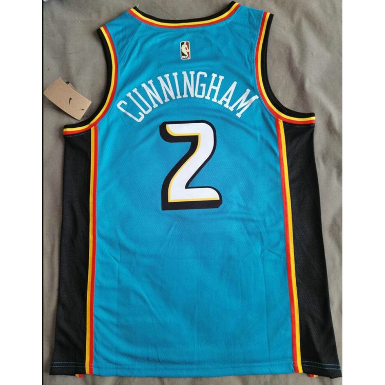 Maglia #2 Cunningham Detroit Pistons 22-23 classic Blu