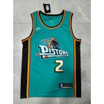 Maglia #2 Cunningham Detroit Pistons 22-23 classic Blu Ricamato