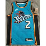 Maglia #2 Cunningham Detroit Pistons 22-23 classic Blu