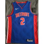 Maglia #2 Cunningham Detroit Pistons Blu