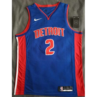 Maglia #2 Cunningham Detroit Pistons Blu