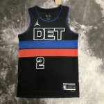 Maglia #2 Cunningham Detroit Pistons Nero 2022-23