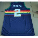 Maglia NBA 2 English Denver Nuggets Blu Stampato