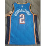 Maglia NBA 2 Gigeous-Alexander OKC Thunder 21-22 Blu Stampato