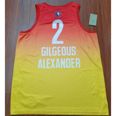 Maglia NBA 2 Gilgeous-Alexander 2023 NBA All star games Giallo