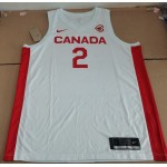 Maglia 2 Gilgeous-Alexander Canada 2023 Bianco