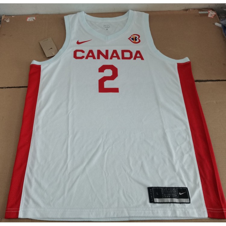 Maglia 2 Gilgeous-Alexander Canada 2023 Bianco