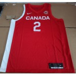 Maglia 2 Gilgeous-Alexander Canada Team 2023 Rosso