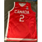 Maglia NBA 2 Gilgeous-Alexander Canada Team Rosso Stampato