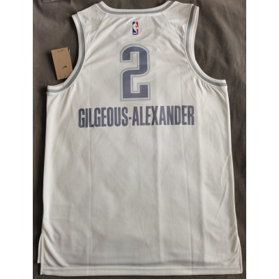 Maglia NBA 2 Gilgeous-Alexander OKC Thunder 21-22 city 75th Anniversary