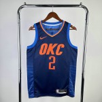 Maglia NBA 2 Gilgeous-Alexander OKC Thunder Blu