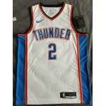 Maglia NBA 2 Gilgeous-Alexander OKC Thunder Bianco