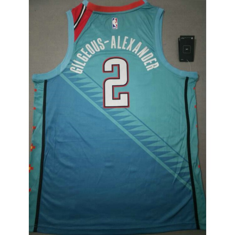 Maglia NBA 2 Gilgeous-alexander 2019 OKC Thunder city