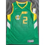 Maglia NBA 2 Ingles Jazz 20-21 earnedVerde