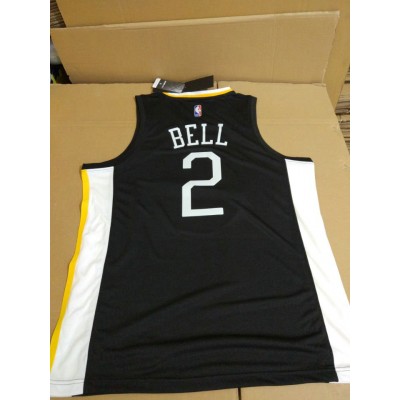 Maglia 2 Jordan Bell Warriors Nike Swingman Nero