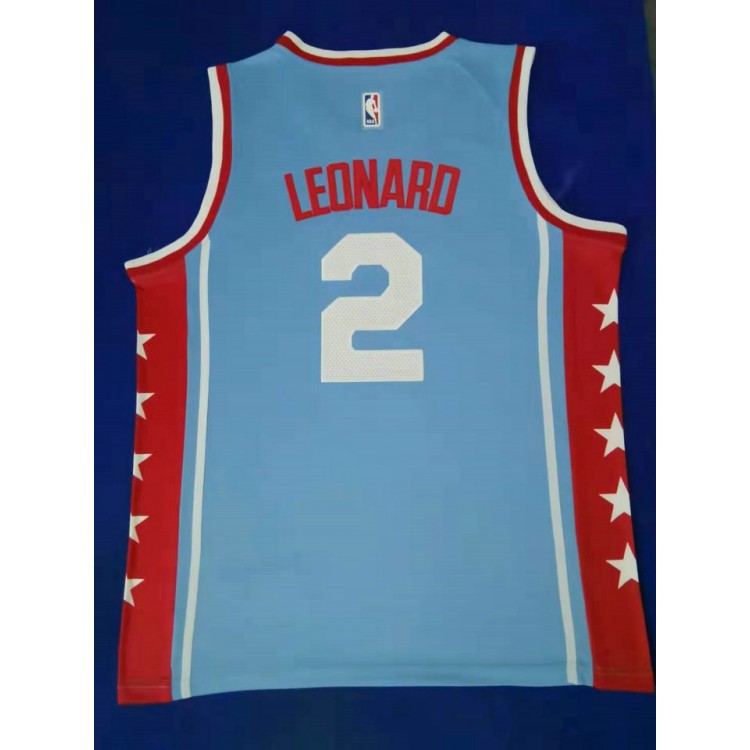 Maglia NBA 2 Leonard Clippers Retro Ricamato