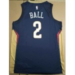 Maglia NBA 2 Lonzo Ball Pelicans Blu