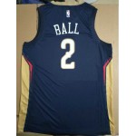 Maglia NBA 2 Lonzo Ball Pelicans Blu