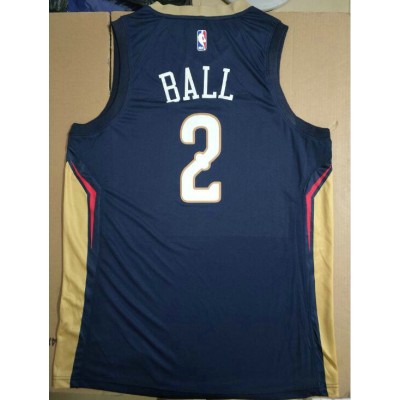 Maglia NBA 2 Lonzo Ball Pelicans Blu