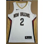 Maglia NBA 2 Lonzo Ball Pelicans Bianco