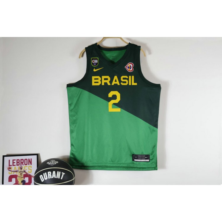 Maglia 2 YAGO Brazil 2023 FIBA Verde