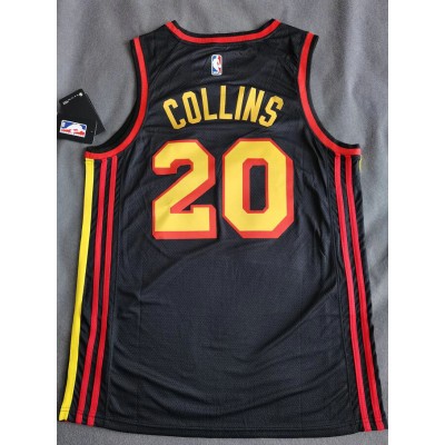 Maglia NBA 20 Collins Hawks 20-21 Nero