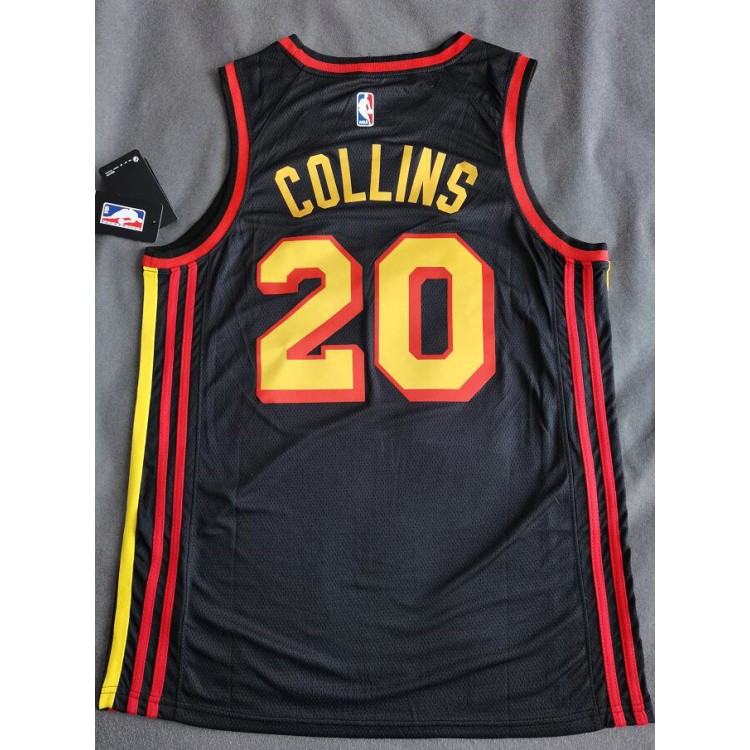 Maglia NBA 20 Collins Hawks 20-21 Nero